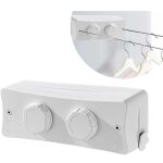 Fil a linge retractable mural, 5, 1m fil a linge ext�rieur retractable corde � linge robuste �tendoir ...