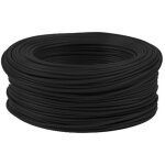 Finish ? fil �lectrique rigide h07v - u 1, 5mm� noir ? longueur 100m ? pour circuits locaux d'habitation ...