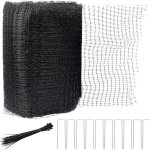 File de protection pour jardin 7 x 100 pieds, toile mtallique noire robuste. protge plantes et arbres ...