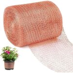 Filet anti limaces et escargots, ruban cuivre anti limace, double couche grillage en bande cuivre anti ...