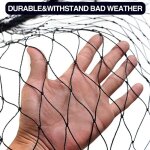 Filet anti - oiseaux � mailles de 4 x 4 cm, id�al pour les poulaillers et comme filet de jardin robuste ...