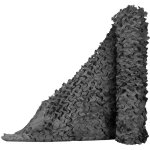 Filet de camouflage pour ombrage, pare - soleil et d�coration de f�te, 1, 5 x 6 m (noir)