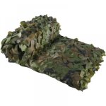 Cyslmuk - filet de camouflage vert voile d'ombrage rectangulaire design ombrire camouflage 3x3 m