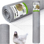 Filet d'�levage galvanis� izola voli�res 16x0, 7 mm cages hauteur 100 cm 25 m�