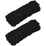 Filets  foin 2 pcs rond noir 75x50 cm pp vidaxl