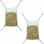 Filets  foin 2 pcs rectangulaire vert 200x120 cm pp - vidaxl