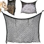 Filet a foin , filet a foin pour chevaux 120 x 90 cm, filet a d'alimentation pour cheval, sac a foin ...