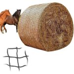 Filet � foin pour chevaux, 4x4 ft filet � foin balles rondes filet � foin r�sistant � l'usure pour chevaux ...