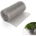 Filet en inox, 12. 5cmx6m, maille cuivr�e flexible, grillage anti rongeur limaces et escargots, protection ...