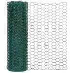 Filet de jardin, filet m�tallique de 0, 4 x 2 m pour animaux, grillage pour poulet, cl�ture en fil m�tallique ...