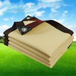 Filet d'ombrage 12 broches protection rayons 75 - 90% uv voile ombrage, serres filet coupe - vent avec ...