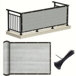 Filet de protection balcon 1x4m - brise - vue durable - anti - uv et anti - vent - id�al pour s�curit� ...