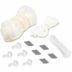 Filet de protection chat sans percer filets de scurit pour chat transparent. crochets, chevilles, corde ...