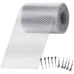 Filet de protection pour goutti�re 12. 7x610 cm - grille filtre anti - engorgement - r�sistant aux uv ...