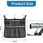 Filet de rangement pour piscine, sac de rangement pour piscine de jardin, sac de rangement pliable en ...
