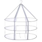 Filet de s�chage pliable en maille avec 3 niveaux pour pull, d�licat, maillot de bain, t - shirt, fruits ...
