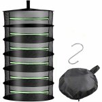 Filet de schage suspendu pliable 6 couches panier de schage grand porte - sche filet de rangement ...