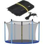 Filet de s�curit� de rechange pour trampoline - r�sistant aux uv - 6 p�les - diam�tre : 244, 366, 427 ...