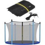 Filet de scurit de rechange pour trampoline - rsistant aux uv - 6 ples - diamtre : 244, 366, 427 ...