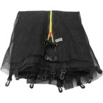 Filet de s�curit� pour trampoline de 1, 5 m, filet p�riph�rique pour 6 barres, pi�ces de trampoline de ...