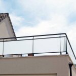 Film adh�sif anti - regard mat translucide pour ext�rieur - 50 cm x 1 m - en rouleau - dimexact