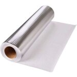 Film autocollant en aluminium r�sistant � la chaleur, �tanche et � la graisse, 40 cm x 5 m, cuisine