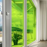 Film couleur vert pomme transparent - 61 cm x 1 m - en rouleau - dimexact Film couleur vert pomme transparent - 61 cm x 1 m - en rouleau - dimexact