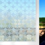 Film d�coratif 3d opaque 60x200 cm brise vue vintage pour fen�tres et porte vitres