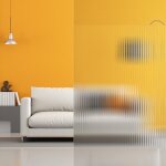 Film d�coratif pour vitre effet verre stri� - 152 cm x 0. 5 m - en rouleau - dimexact