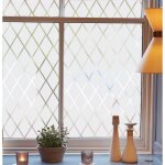 Film d�poli pour vitre � treillis transparent, film de vitrage d�poli r�positionnable, film d�coratif ...