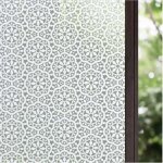 Film fen�tre anti regard electrostatique adh�sif occultant intimit� film vitrage verre d�poli givr� d�coratif ...