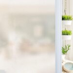 Film fenetre anti regard electrostatique - opaque, anti uv, brise vue pour vitrage (30 x 500cm)