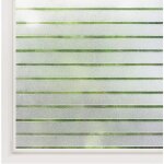 Film fenetre electrostatique motif  rayure horizontal film opaque pour vitre autocollant dpoli statique ...