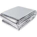 Film isolant rflchissant  bulles, isolation en feuille d'aluminium double face, couverture de porte ...