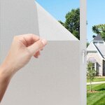 Film opaque pour vitres - film d�poli pour vitres - film statique autocollant pour pr�server l'intimit� ...