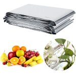 Film r�fl�chissant argent� pour plantes, tente de culture, accessoires de jardinage pour serre, 210 x ...