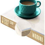 Film de table neo milky blanc laiteux sur mesure - coupe droite 80 x 200 cm