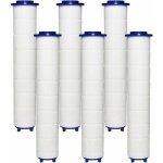 Filter pommeau douche 6 filtres en coton pp, �l�ment filtrant en coton pp pour douchette et filtre ionique, ...