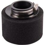 Filtre � air 48 mm � double mousse nettoyante, noir, � ouverture droite, de rechange pour motos 50cc, ...