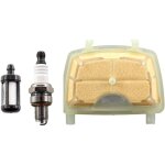 Filtre � air avec bougie d'allumage et filtre � carburant pour tron�onneuses stihl ms171 ms181 ms211 ...