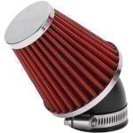 Filtre � air, nettoyeur de r�glage de c�ne de courbure de moteur � 45 degr�s diam�tre int�rieur de 48 ...