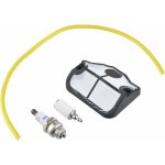 Filtre � air et tuyau de carburant et bougie d'allumage pour husqvarna 36 41 136 le 141 le 137 e 142 ...