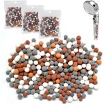 Filtre anticalcaire pour douche, lot de 4, boules de douche minérales, boules de douche minérales à ions ... Filtre anticalcaire pour douche, lot de 4, boules de douche minérales, boules de douche minérales à ions ...