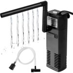 Filtre intrieur pour aquarium 20l - 60l, 4w 600l / h rglable pompe filtre interne avec ponges filtrantes ...