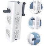 Filtre d'aquarium silencieux 4 en 1 - filtre interne d'aquarium - 500 - 1000 l / h - pompe aquarium - ...