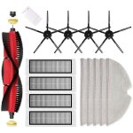 Filtre brosse vadrouille chiffons pour 1s sdjqr01rr pour s5 max s50 s55 s6 s6 maxv s6 pure e4 e5 robot ...