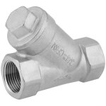 Filtre � cr�pine en acier inoxydable de type y, filetage 3 / 4  dn20 pt, pour pompe � eau, huile et gaz. ...