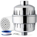 Filtre de douche universel � 15 niveaux de d�bit avec cartouche rempla�able, meilleure peau, cheveux ...