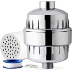 Filtre de douche universel � 15 niveaux de d�bit avec cartouche rempla�able, meilleure peau, cheveux ...