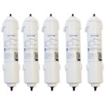 Filtre  eau (5 pcs. ) de rfrigrateur adapt pour samsung hafex da29 - 10105j, lg 5231ja2010, adq73693901 ...